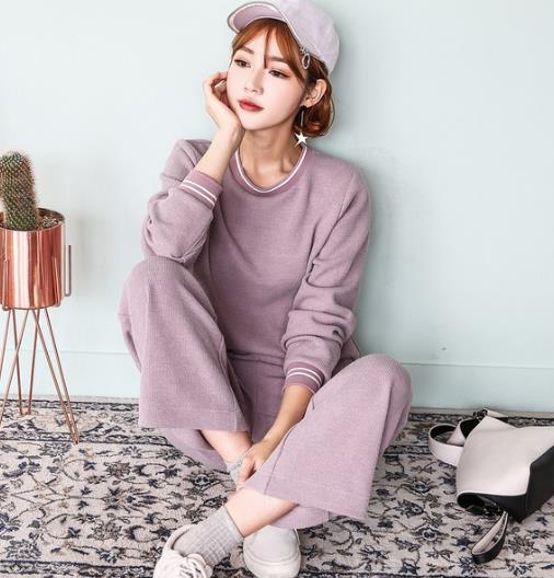 时尚渐变色针织套装:6款套装演绎优雅气质(图) 时尚渐变色针织套装:6款套装演绎优雅气质(图)