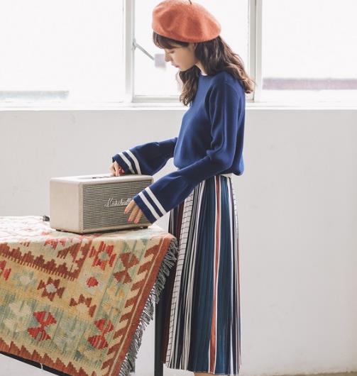 时尚渐变色针织套装：6款套装演绎优雅气质（图）