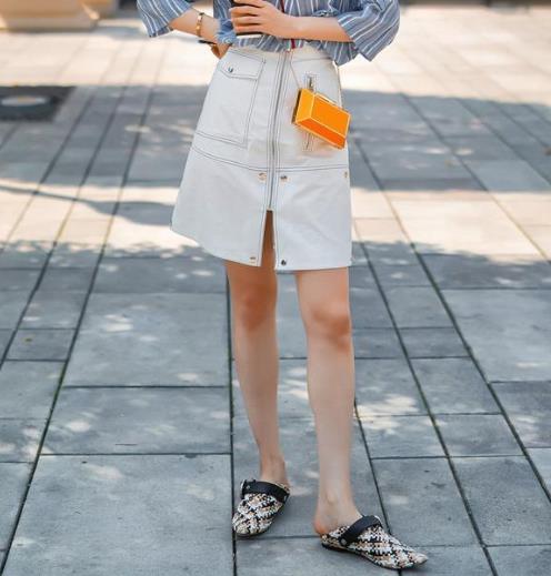 杨幂宋茜同款牛仔半身裙：6款半身裙显瘦显高挑