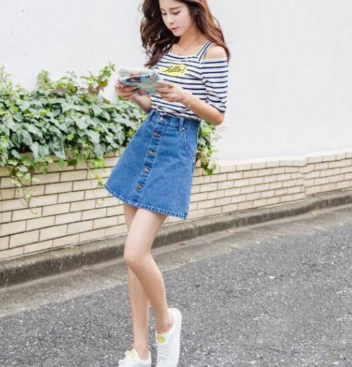 杨幂宋茜同款牛仔半身裙：6款半身裙显瘦显高挑