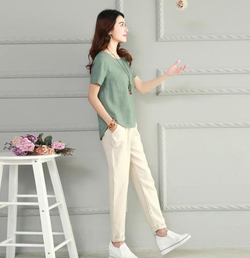 6款女人味爆表的套装：高腰阔腿短裤套装搭配（图）