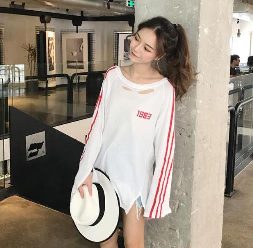 秋款长袖T恤舒适又洋气：简约长袖T恤分享（图）