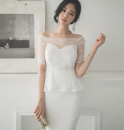 手拿包搭配蕾丝雪纺衫：高贵优雅雪纺衫分享（图）