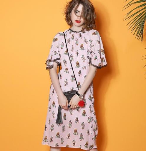 荷叶边蝴蝶结腰带连衣裙：6款连衣裙打造优雅气质