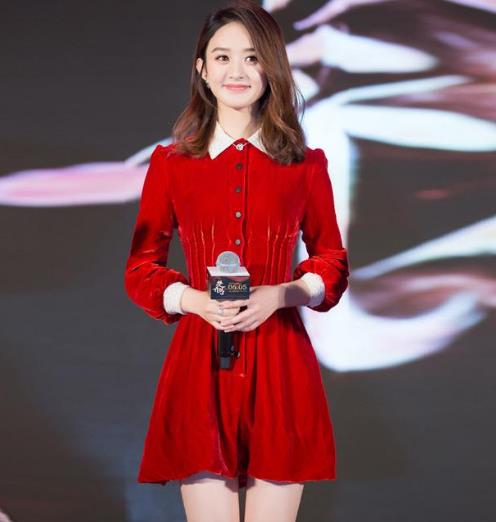 赵丽颖明星同款打底裙搭配:个性时尚又显甜美(图) 赵丽颖明星同款打底裙搭配:个性时尚又显甜美(图)