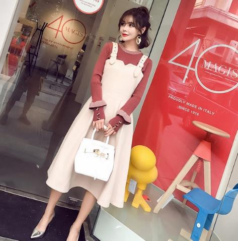 今年流行毛呢背带裙套装搭配：新款套装推荐（图）