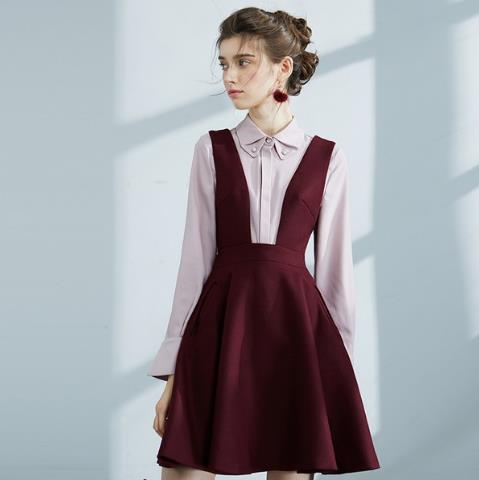 今年流行毛呢背带裙套装搭配：新款套装推荐（图）