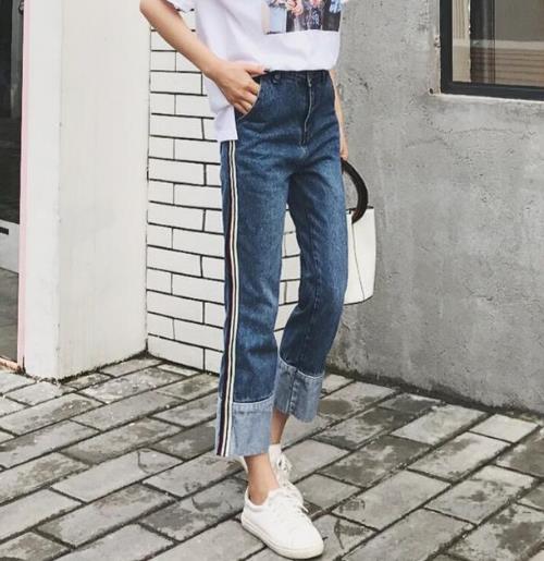 阔腿裤这样穿真的美呆了:高腰直筒阔腿裤分享(图) 阔腿裤这样穿真的美呆了:高腰直筒阔腿裤分享(图)