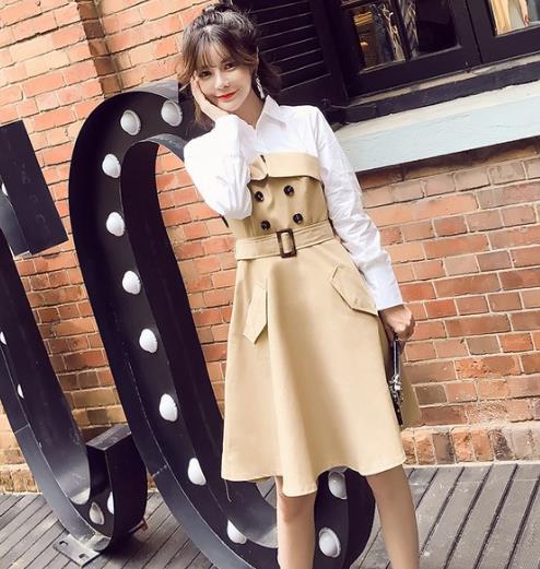 最美不过针织裙：网纱拼接过膝针织裙推荐（图）