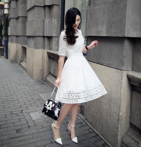 新款时尚连衣裙：6款蕾丝连衣裙穿出女神范（图）