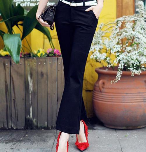 矮个子怎么穿出大长腿：高腰休闲阔腿裤推荐（图）