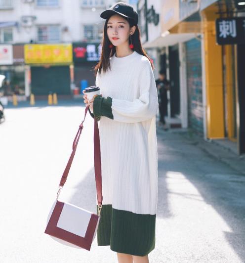 胖MM秋冬必备连衣裙:显瘦宽松针织连衣裙搭配 胖MM秋冬必备连衣裙:显瘦宽松针织连衣裙搭配