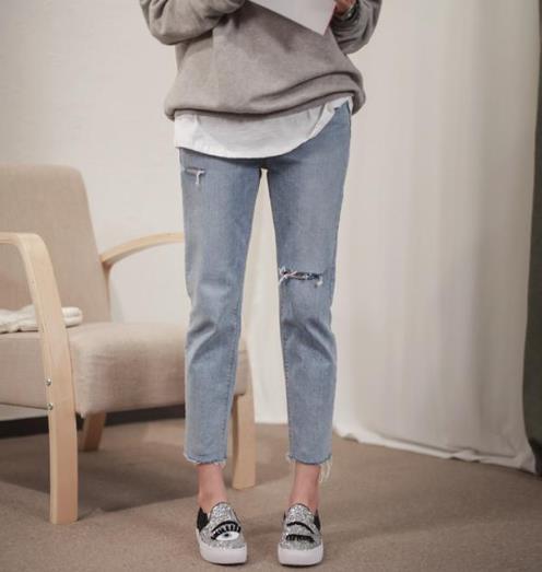 矮个子也能穿出大高个既视感：高腰牛仔裤搭配（图）