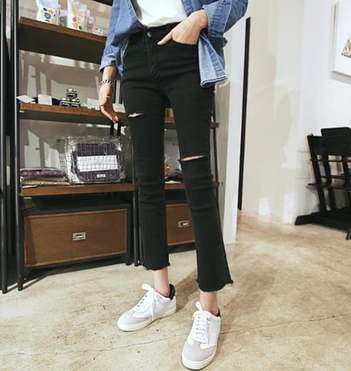 矮个子也能穿出大高个既视感：高腰牛仔裤搭配（图）