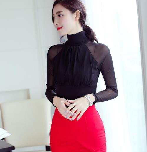新款秋装时尚百搭的半高领打底衫:性感优雅(图) 新款秋装时尚百搭的半高领打底衫:性感优雅(图)
