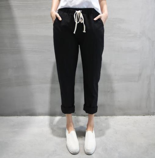 薄款宽松哈伦裤搭配：6款哈伦裤让你轻松显瘦（图）