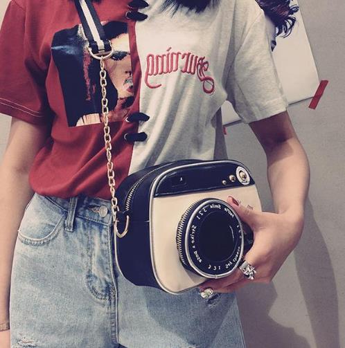 漆皮锁扣小方包搭：6款小方包打造名媛淑女风（图）