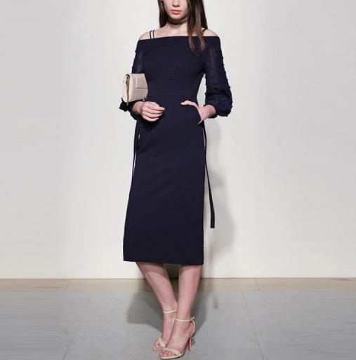 明星同款修身收腰连衣裙搭配：演绎高雅韵味（图）