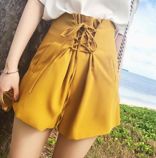 6款凸显大长腿的韩版西裤高腰阔腿裤搭配推荐（图）