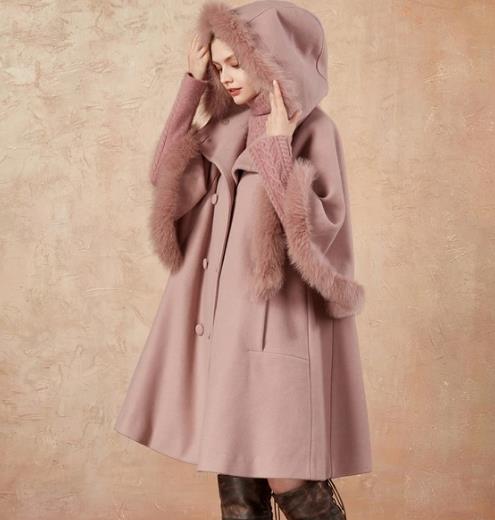 初秋必备韩版百搭加厚宽松显瘦呢子大衣搭配（图）