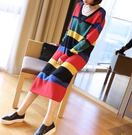 秋冬衣橱必备针织裙：5款长袖针织连衣裙搭配（图）