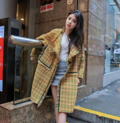 修身显瘦学院英伦牛角扣连帽毛呢子大衣推荐（图）