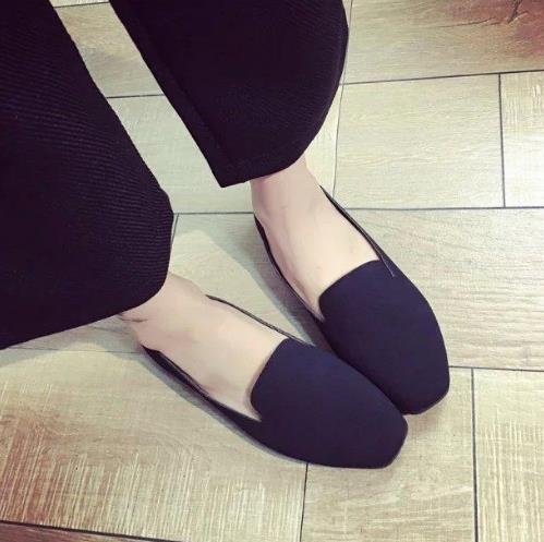 6款时尚又养脚的豆豆鞋：新款韩版尖头豆豆鞋（图）