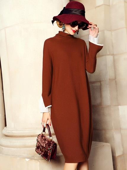 潮流范的丝绒连衣裙:显高显瘦收腰丝绒连衣裙(图) 潮流范的丝绒连衣裙:显高显瘦收腰丝绒连衣裙(图)