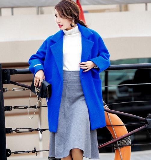 6款彰显知性气质的翻领收腰毛呢大衣搭配推荐（图）