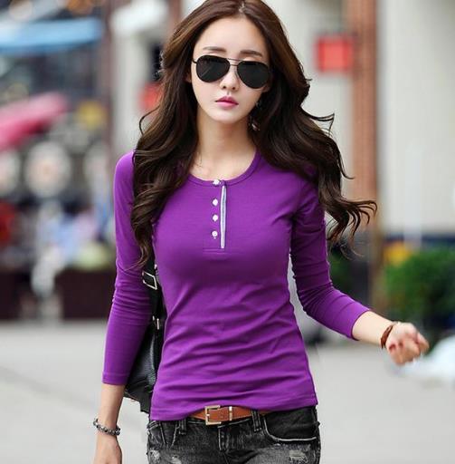 angelababy杨颖同款印花长袖T恤：甜美又性感（图）