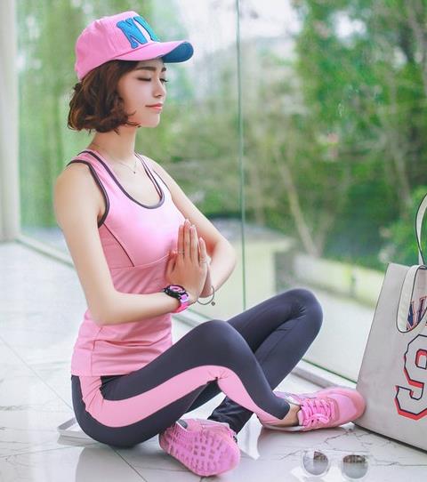 无袖背心短裤两件套：6款运动两件套时尚显瘦