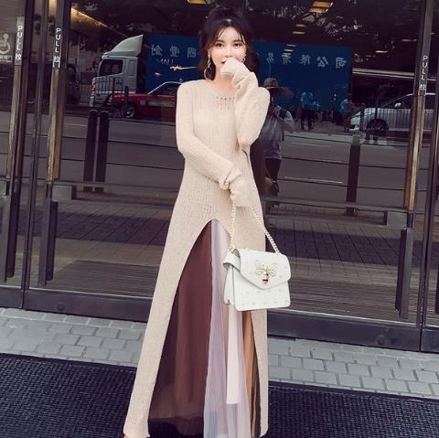 小立领针织两件套搭配：6款两件套打造文艺范（图）