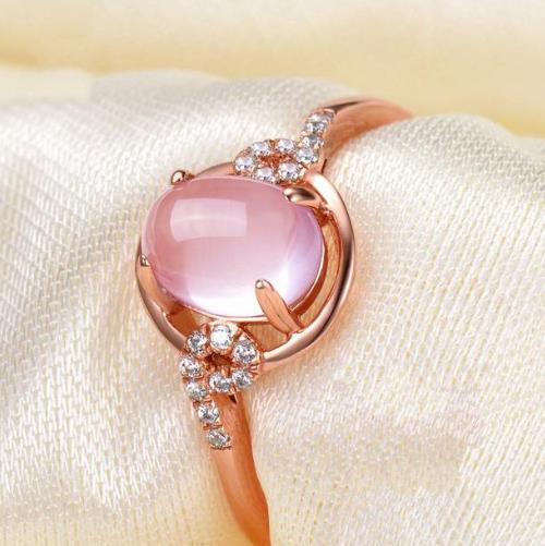 时尚气质玫瑰金戒指：这几款戒指彰显淑女风范（图）