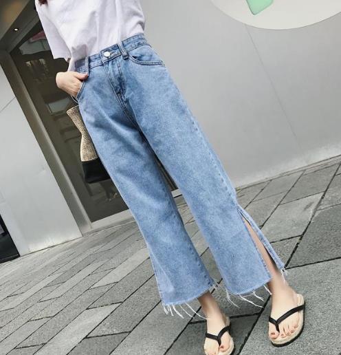 显高显瘦的高腰破洞牛仔裤：带你玩转时尚个性（图）