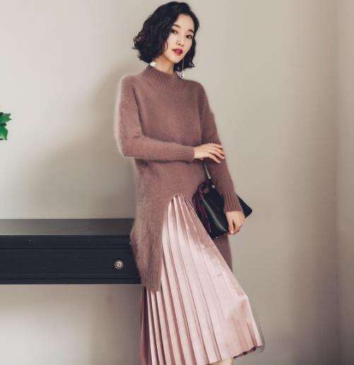 圆领针织连衣裙怎么搭配外套：简约不简单（图）