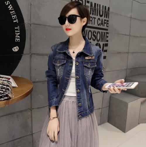 网纱裙搭配复古破洞长袖牛仔外套：时尚又优雅（图）