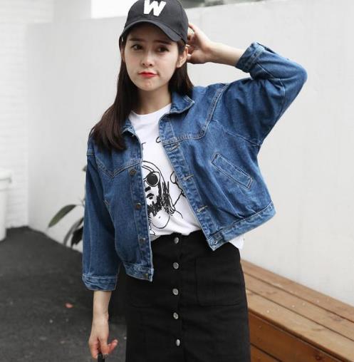 网纱裙搭配复古破洞长袖牛仔外套：时尚又优雅（图）