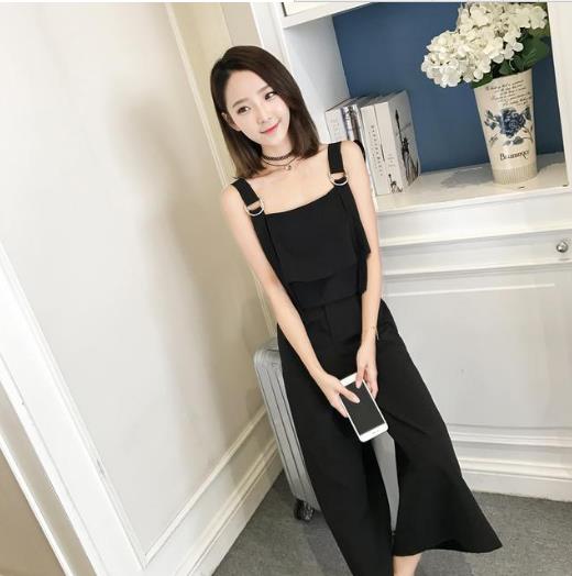 高腰雪纺阔腿裤套装搭配：甜美风套装分享（图）