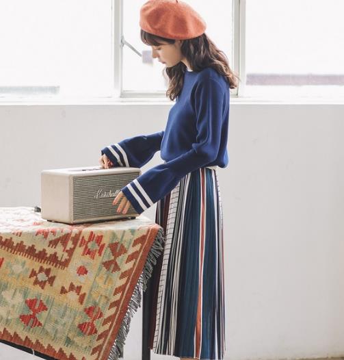 6款文艺范十足的小立领针织两件套搭配推荐(图) 6款文艺范十足的小立领针织两件套搭配推荐(图)