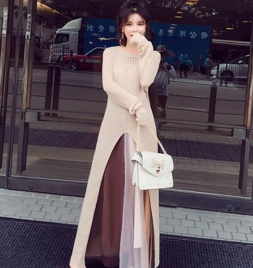 6款文艺范十足的小立领针织两件套搭配推荐（图）