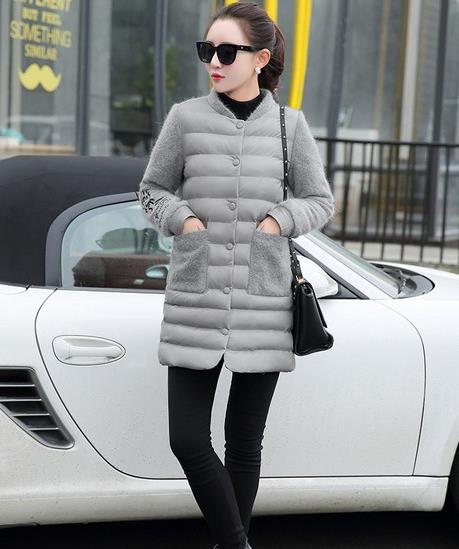 新款棉袄搭配：时尚百搭双排扣拼接棉袄推荐（图）