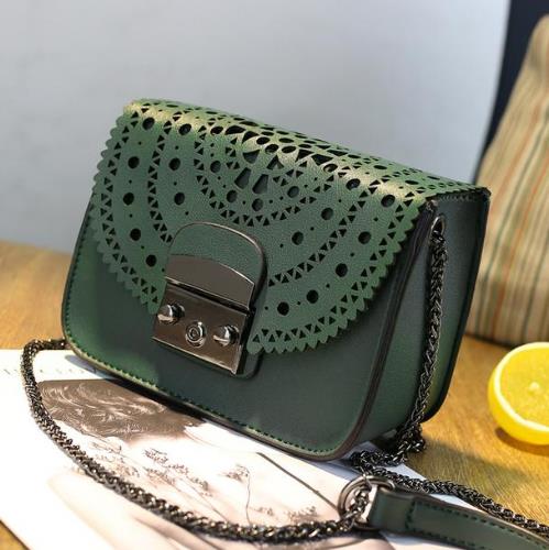 时尚圈新宠单肩包：镂空链条百搭单肩包推荐（图）