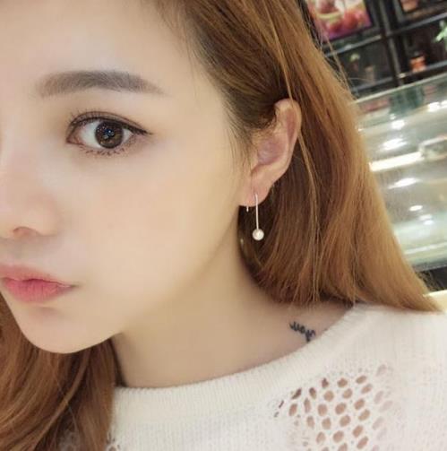 范冰冰同款长款水晶气质甜美耳饰：经典又百搭（图）