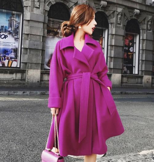 流苏贴袋毛呢外套这样搭配才能彰显张扬个性（图）