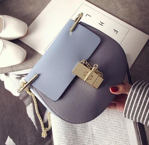 亮片锁扣链条包搭配：洋气链条包打造百变风格（图）