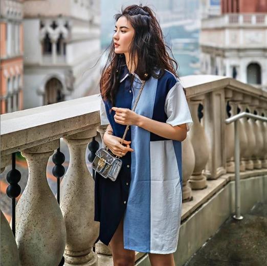 半身裙搭配拼接网纱露肩衬衫:时尚百搭衬衫分享 半身裙搭配拼接网纱露肩衬衫:时尚百搭衬衫分享