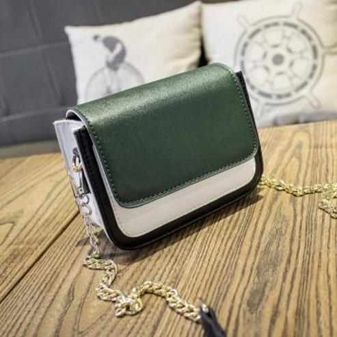 今年最流行这几款复古小方包：撞色链条小方包分享