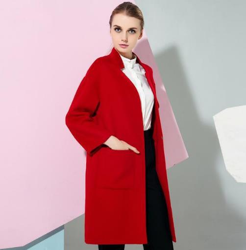 2017新款高端修身双面呢大衣：显年轻提气质（图）