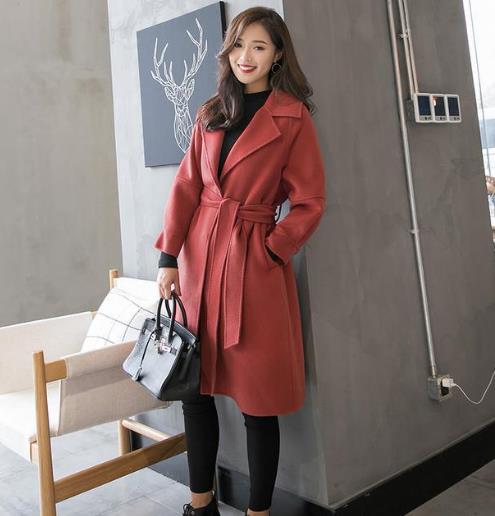 2017新款高端修身双面呢大衣：显年轻提气质（图）