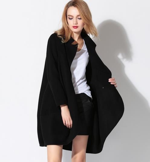 珍珠开叉羊绒大衣这样搭配彰显时尚优雅女神范（图）